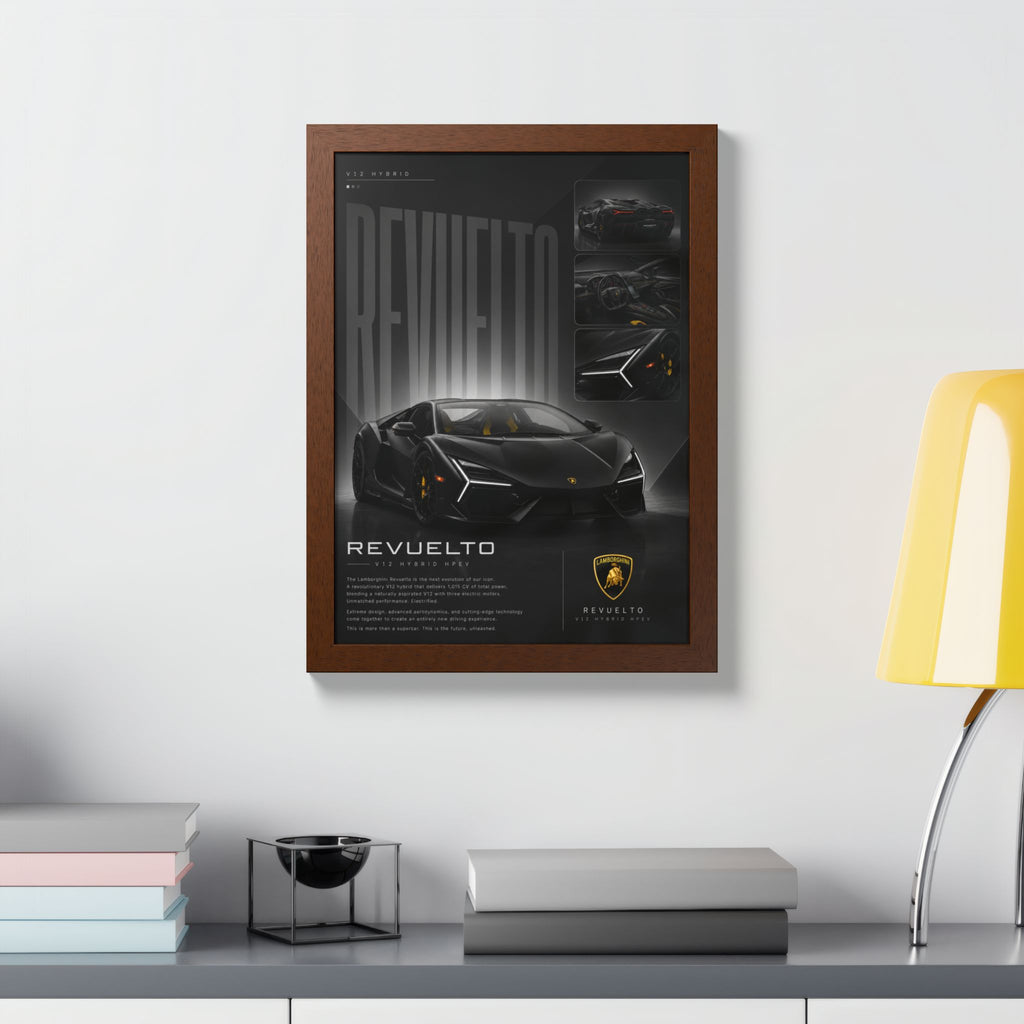 Lamborghini Revuelto Framed Wall Art