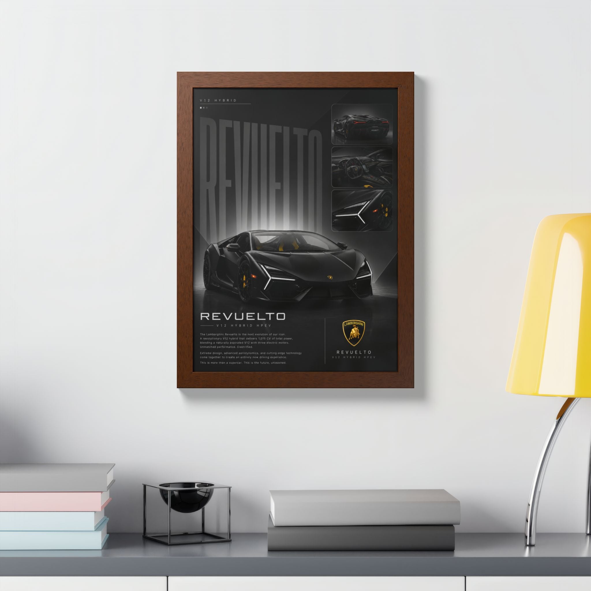 Lamborghini Revuelto Framed Wall Art