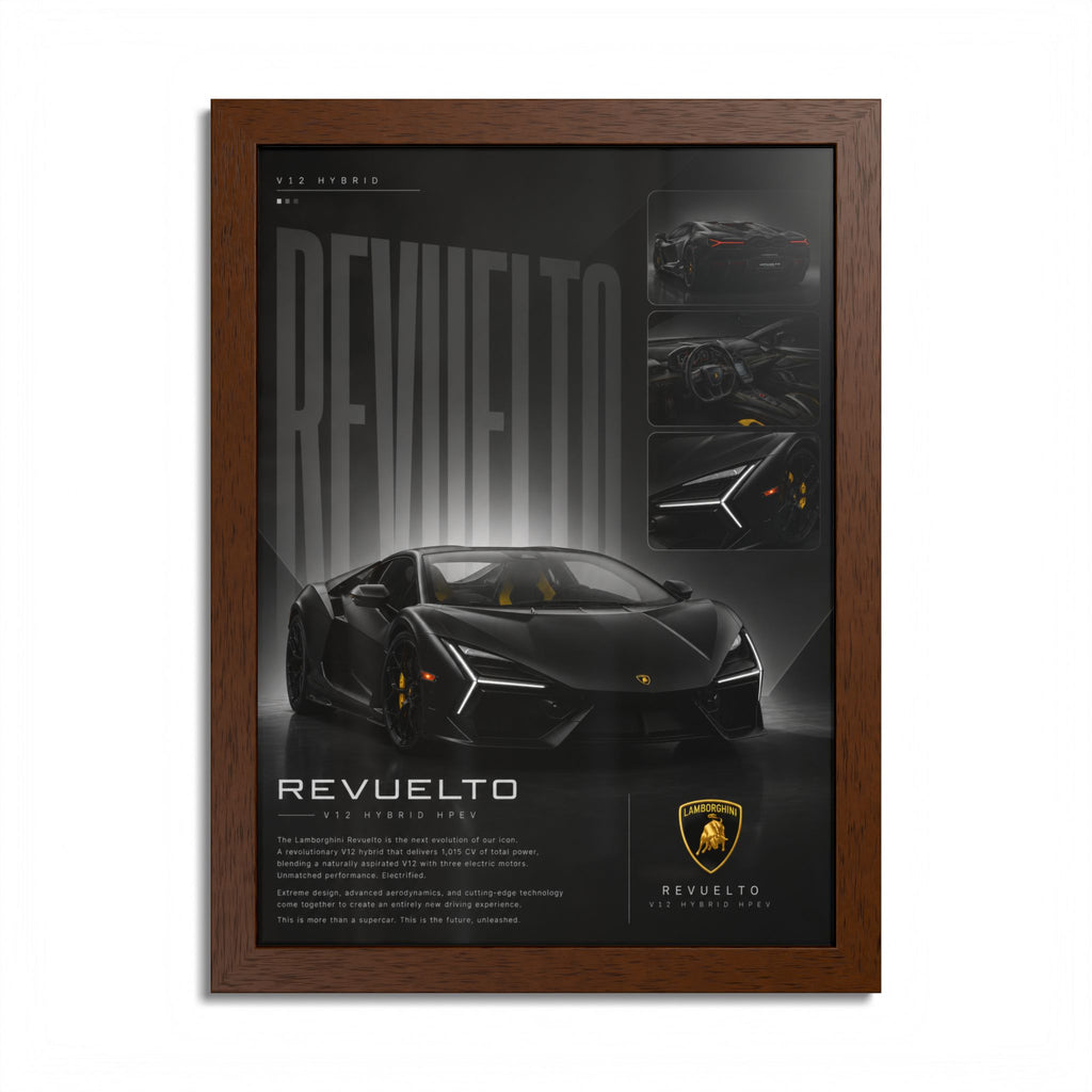 Lamborghini Revuelto Framed Wall Art
