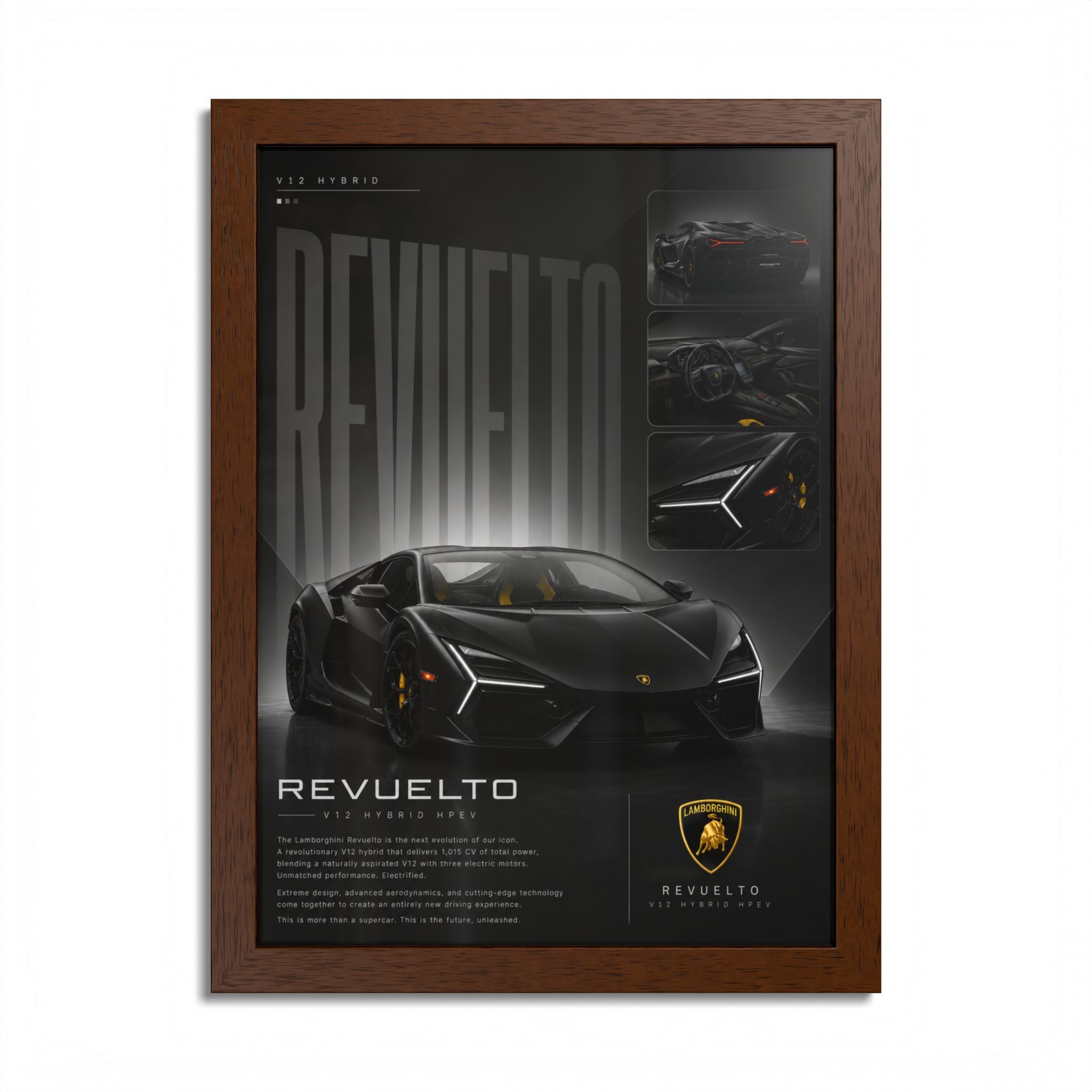 Lamborghini Revuelto Framed Wall Art