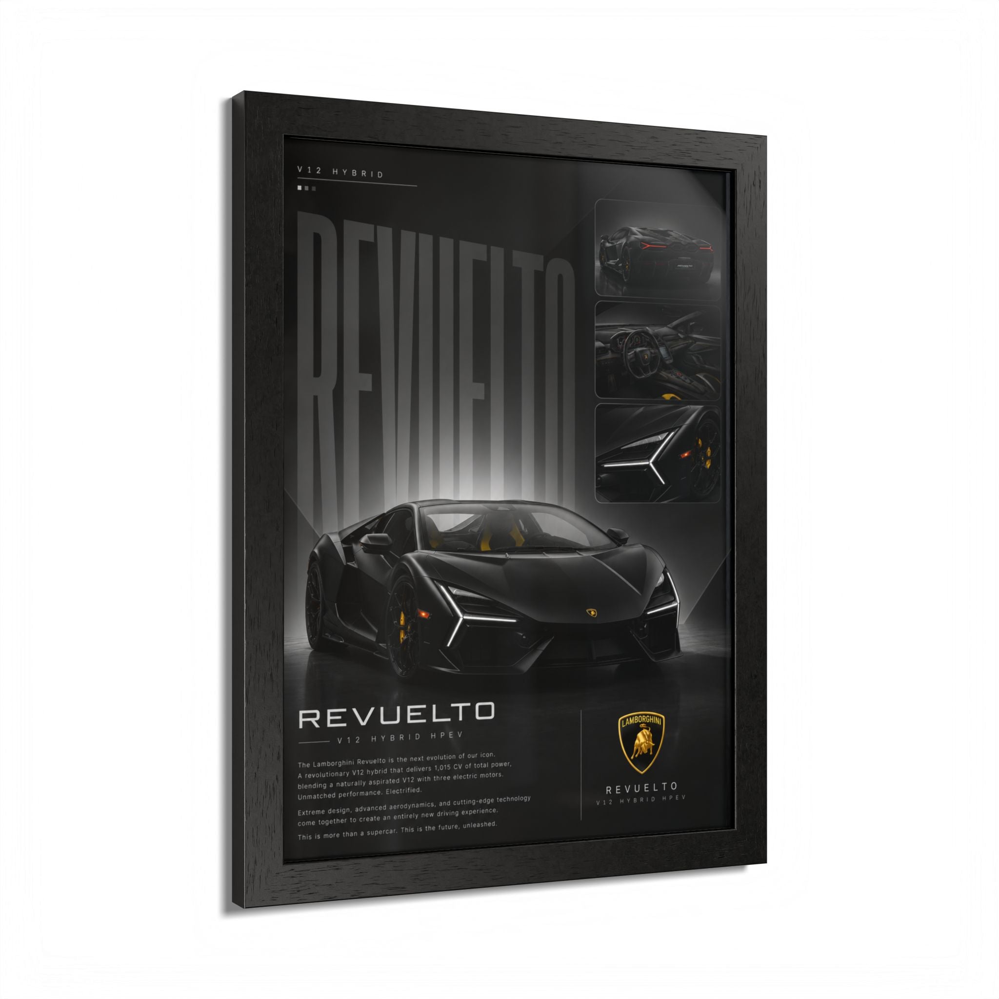 Lamborghini Revuelto Framed Wall Art