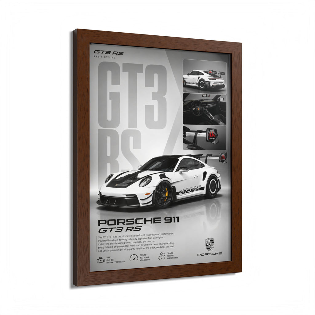 Porsche GT3 RS Framed Wall Art