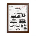 Lamborghini Aventador SVJ Horizon Edition Framed Wall Art