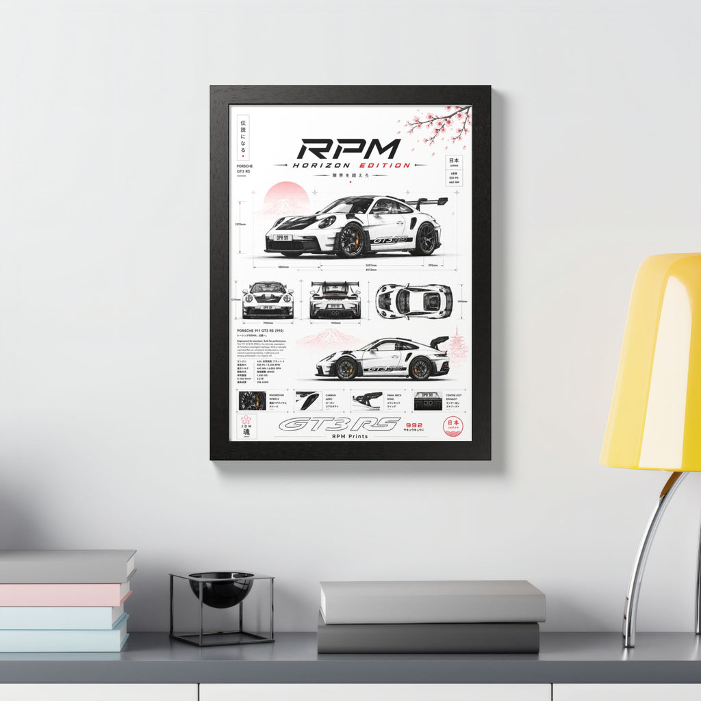 Porsche GT3 RS Horizon Edition Framed Wall Art