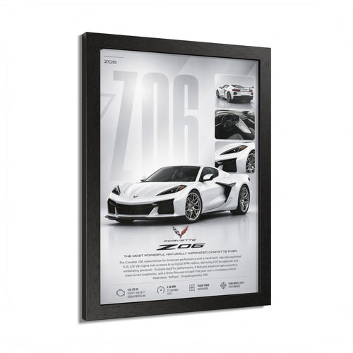 Corvette Z06 Framed Wall Art