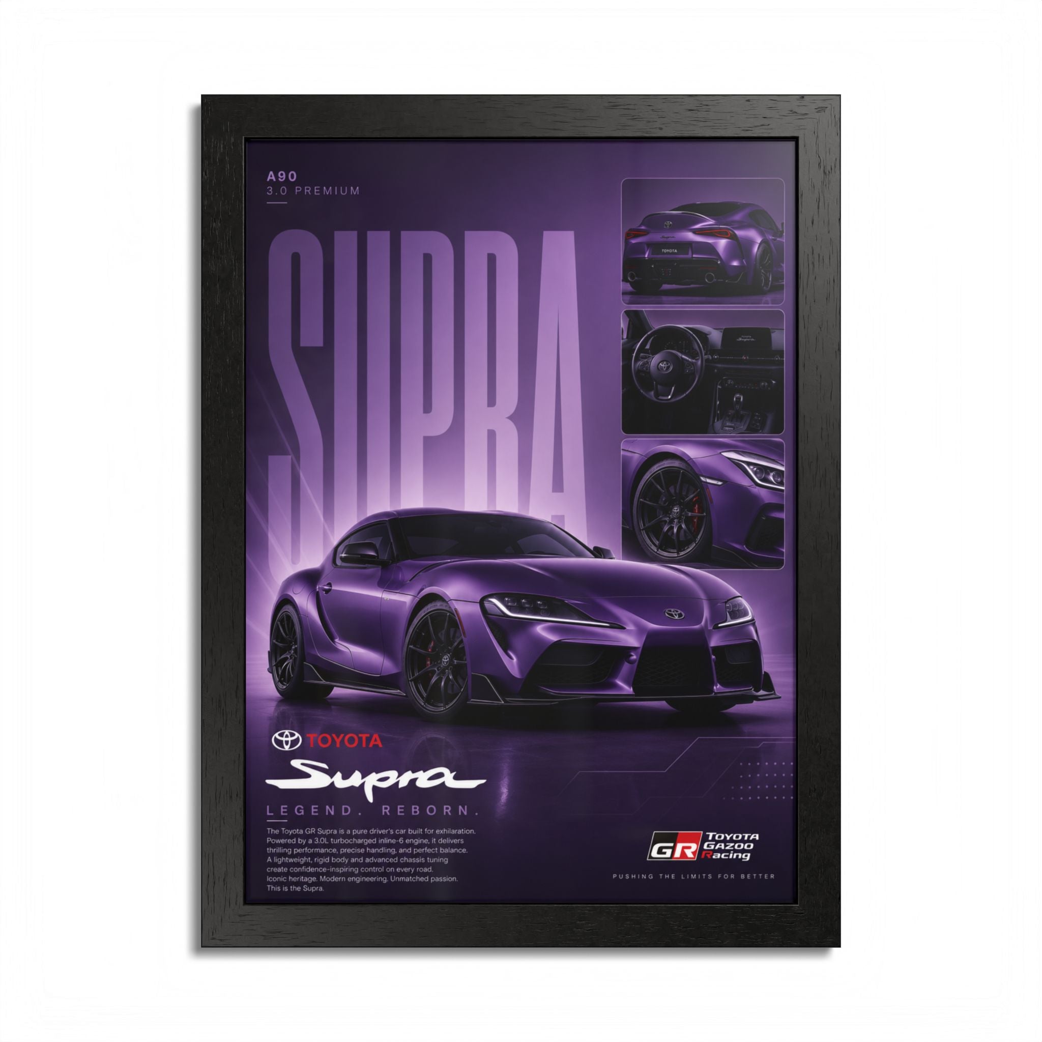 Toyota Supra Framed Wall Art