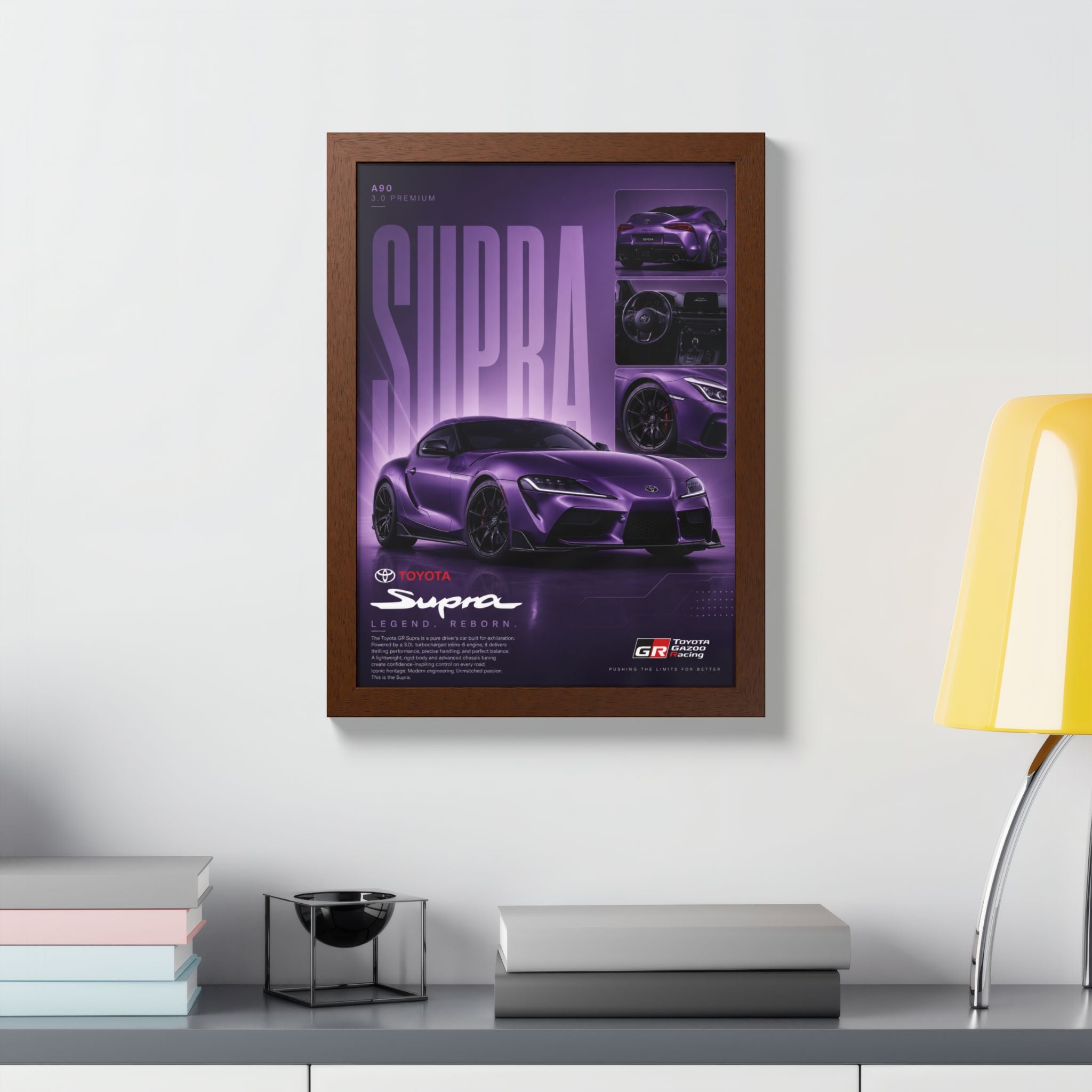Toyota Supra Framed Wall Art