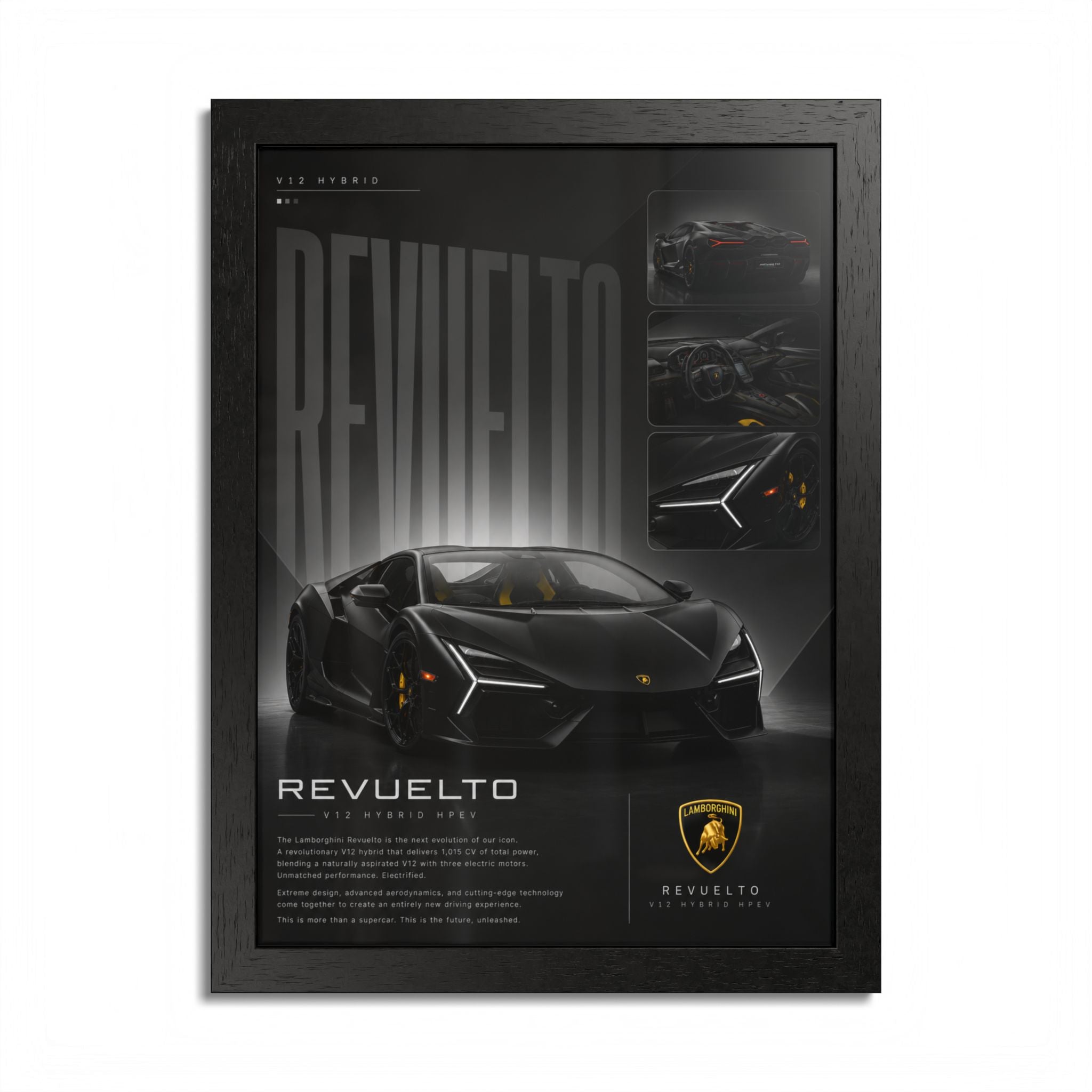 Lamborghini Revuelto Framed Wall Art