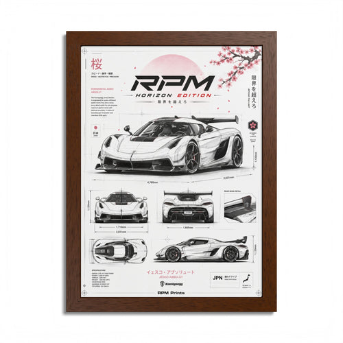Koenigsegg Jesko Horizon Edition Framed Wall Art