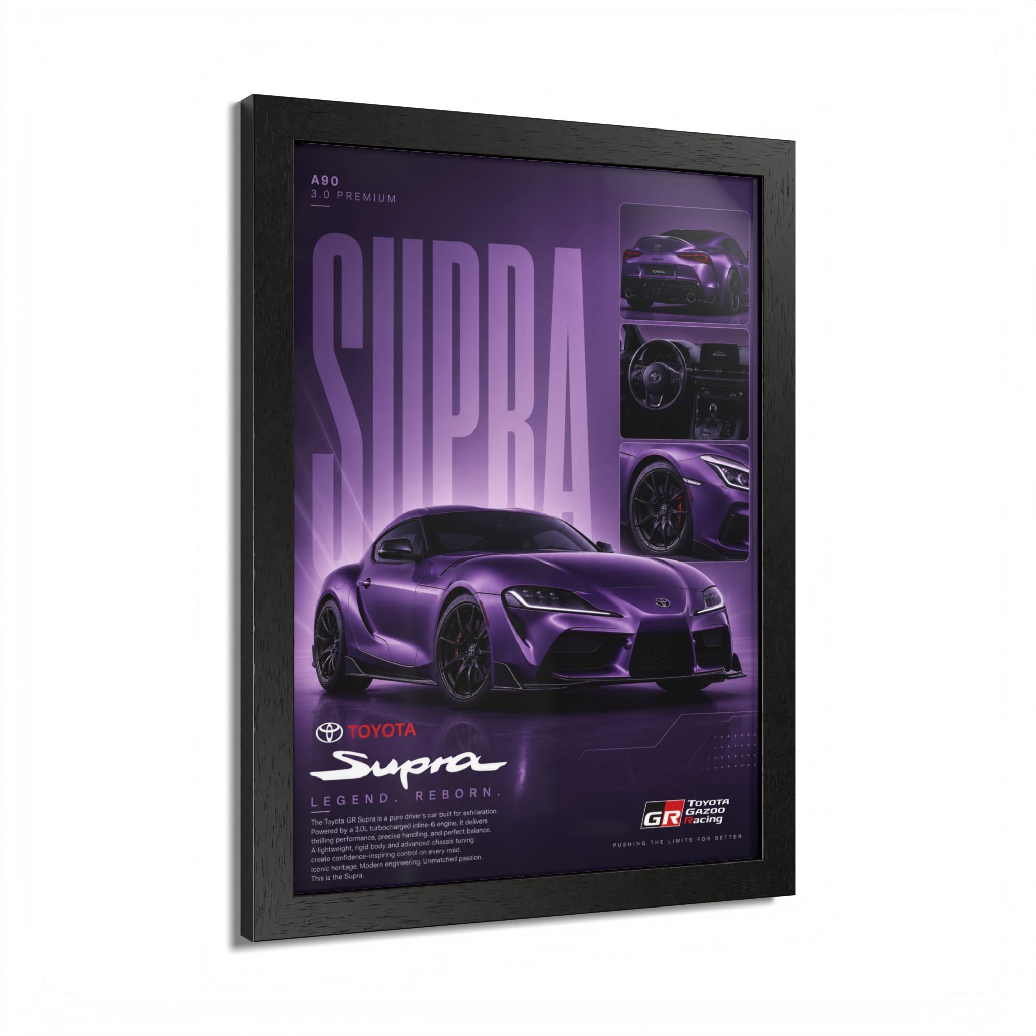 Toyota Supra Framed Wall Art