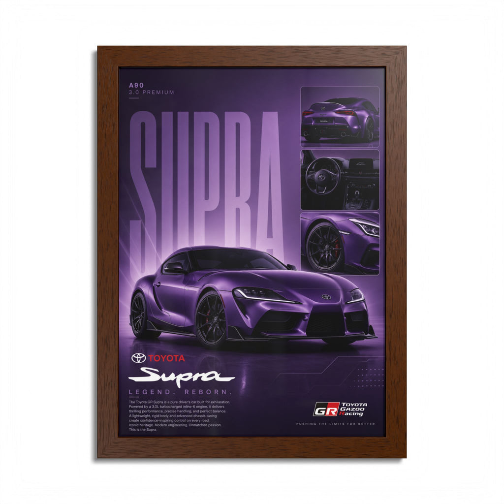 Toyota Supra Framed Wall Art