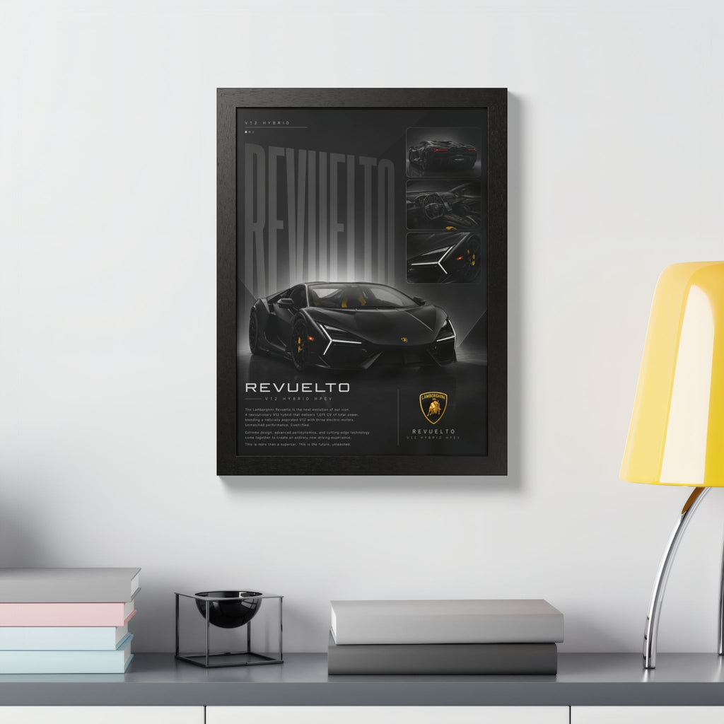 Lamborghini Revuelto Framed Wall Art