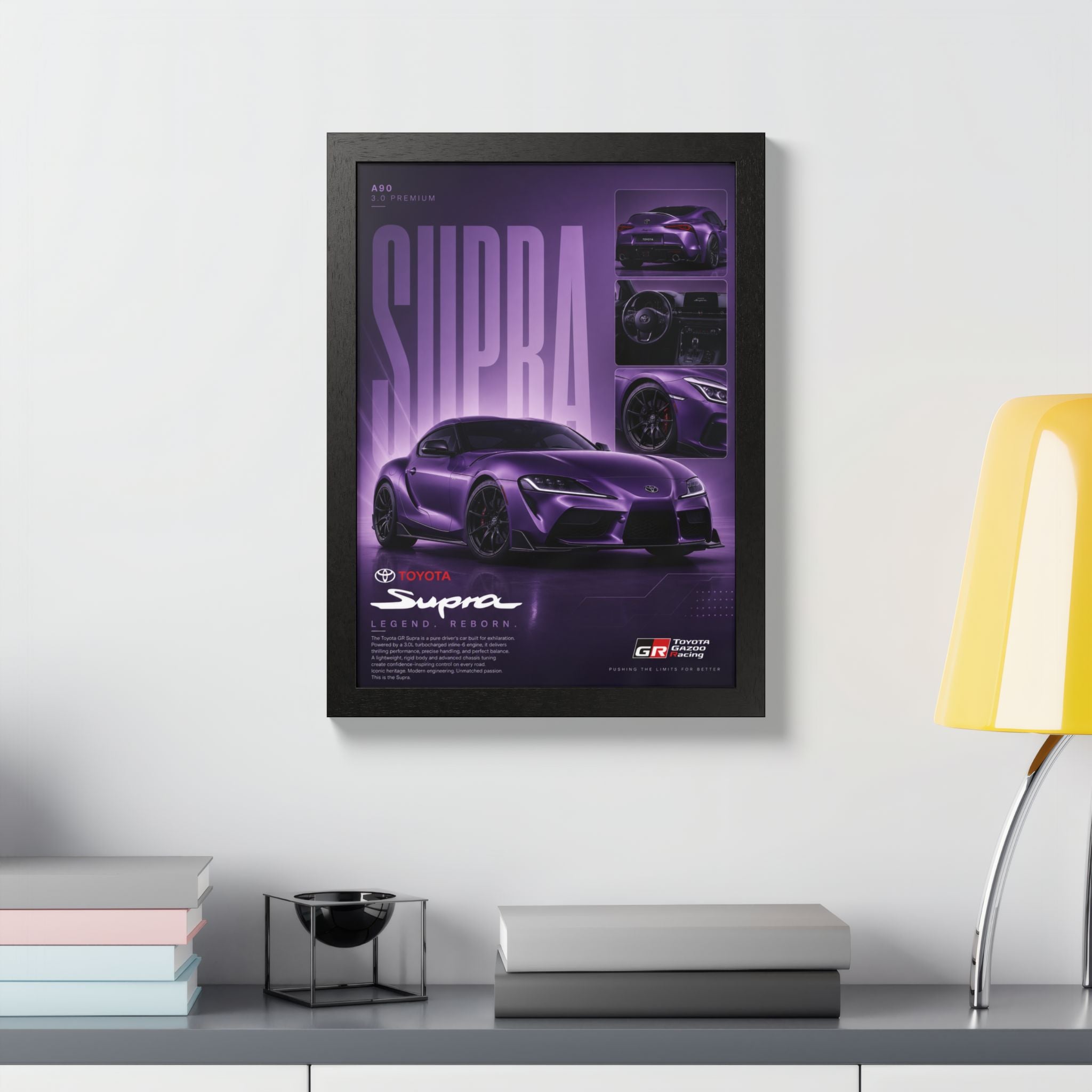 Toyota Supra Framed Wall Art