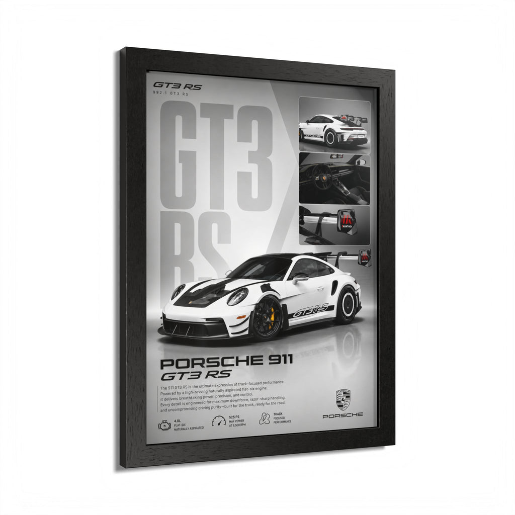 Porsche GT3 RS Framed Wall Art