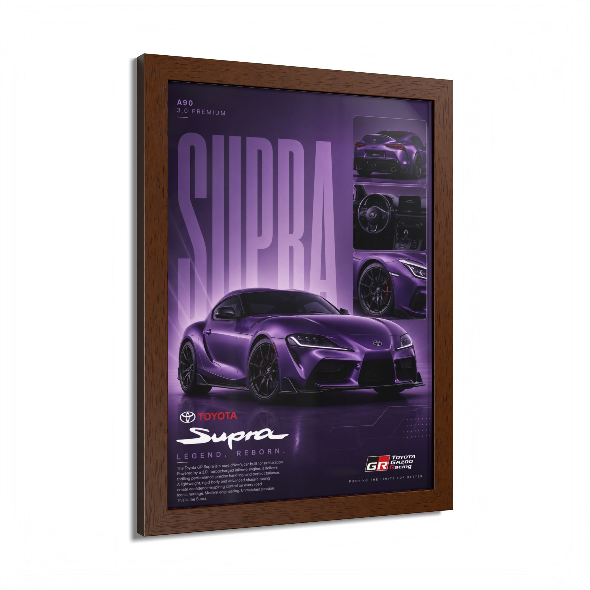 Toyota Supra Framed Wall Art